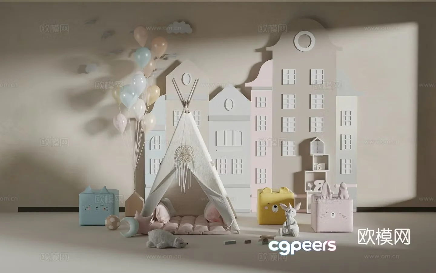 Children’s room 3d model