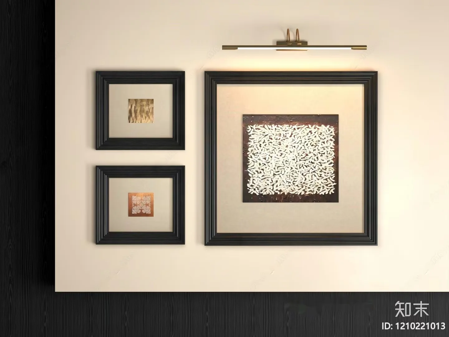 Modern Art Pieces 3D Model – 4432 – VRAY Render