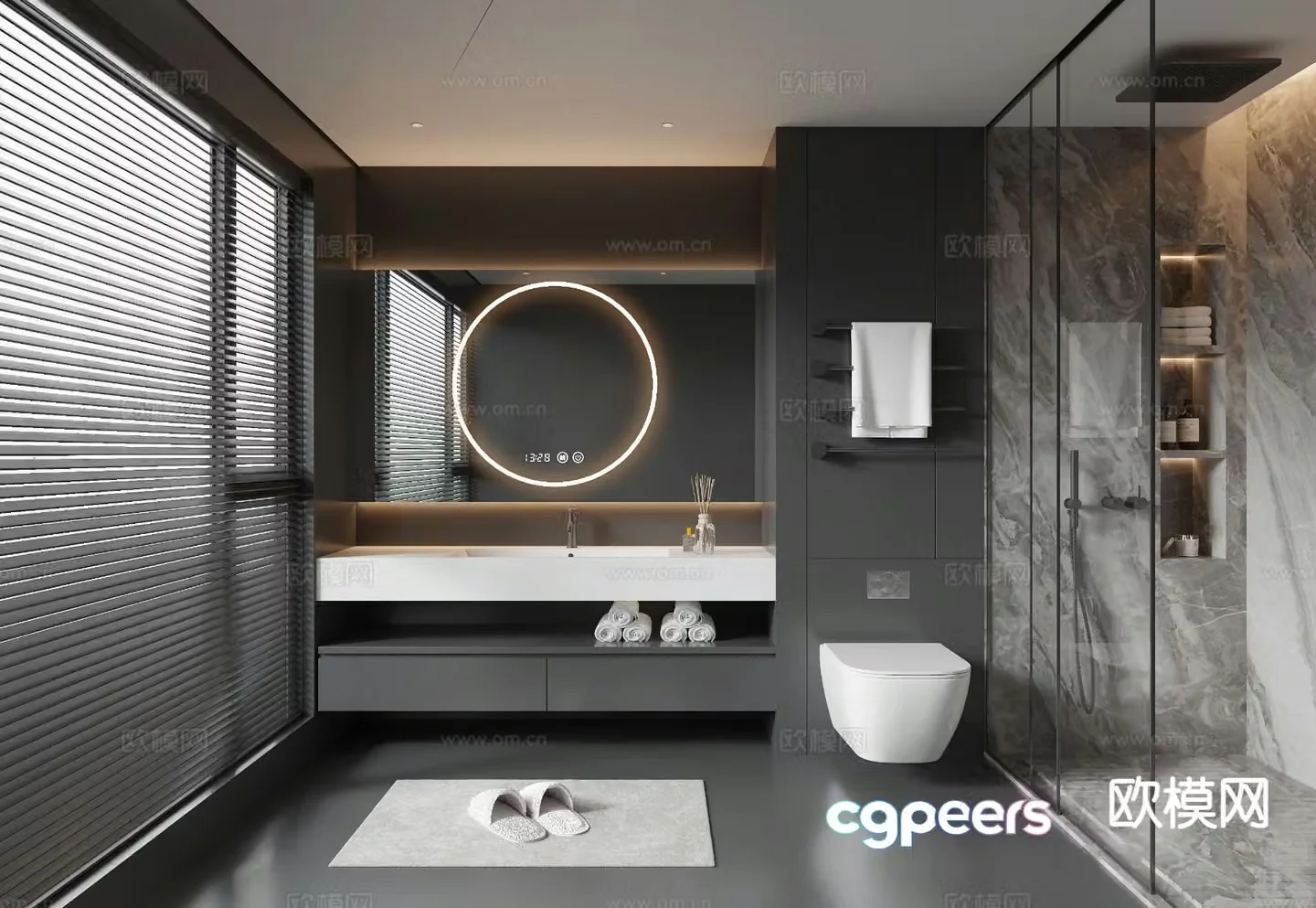 Italian bathroom bathroom 3d model