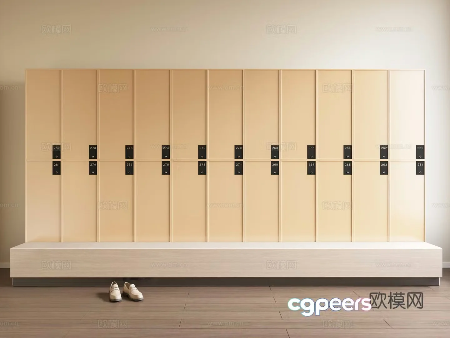 Public space storage cabinet locker storage cabinet dunzi cabinet shoe replacement cabinet shoe cabinet storage 3d model