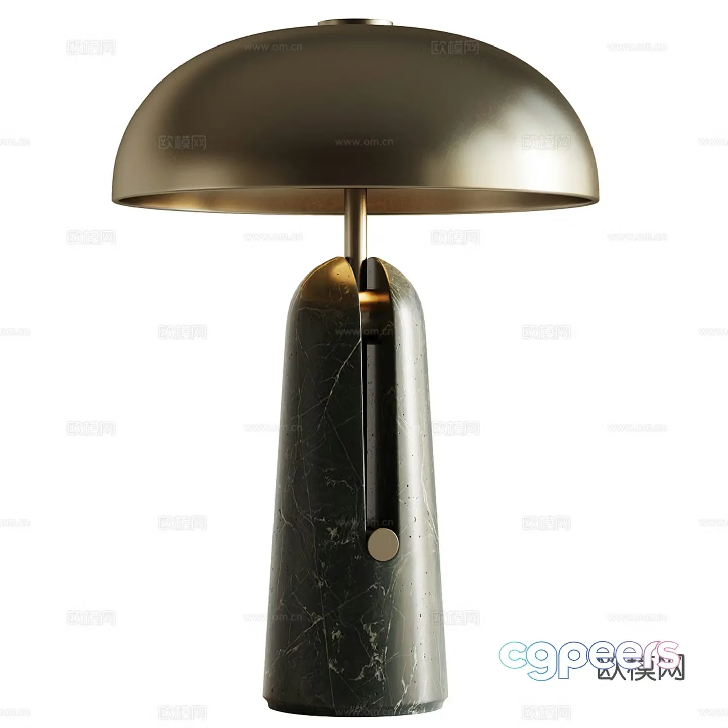 Modern light luxury desk lamp 3D model