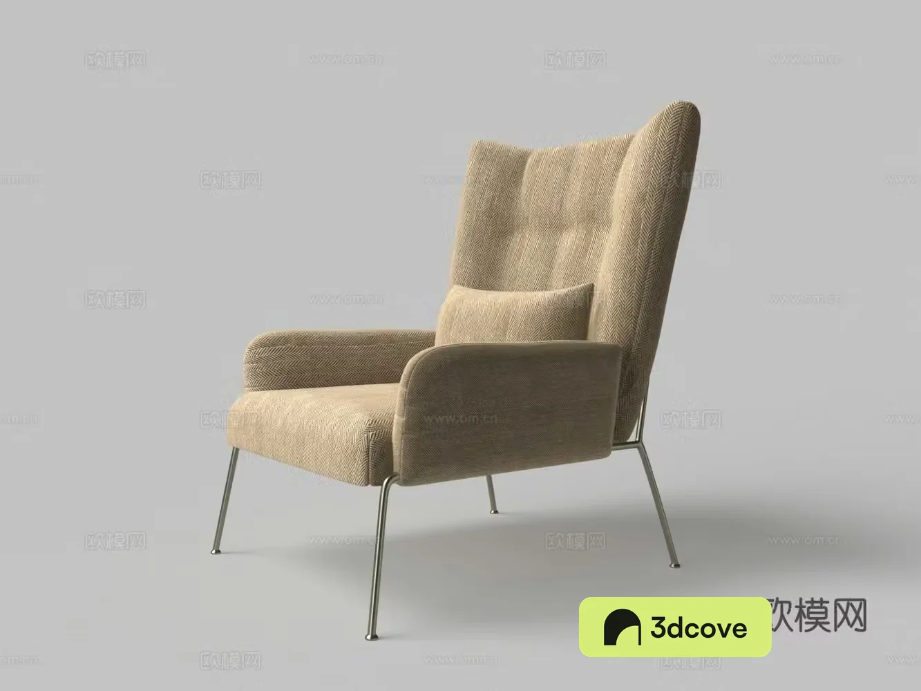 Modern fabric velvet leisure chair