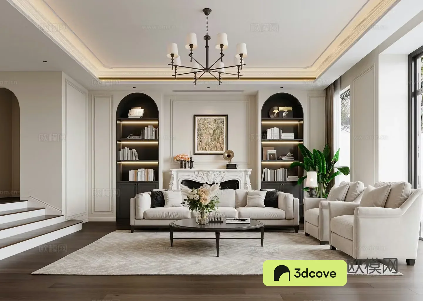 American living room
