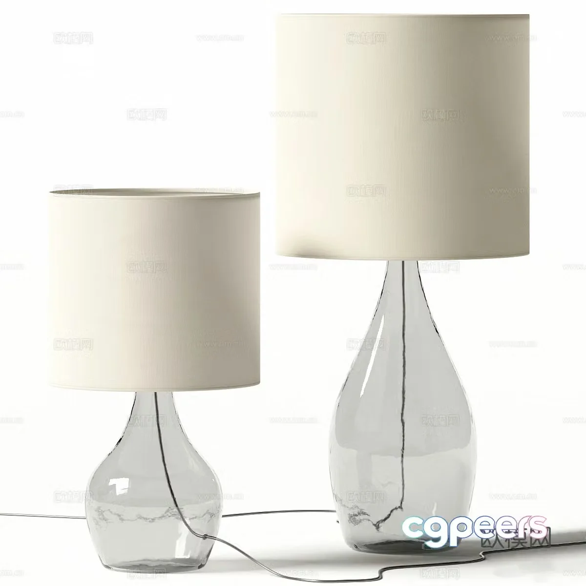 Table lamp 3d model