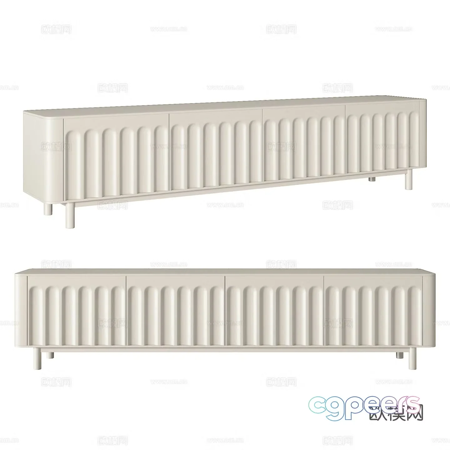 Modern TV cabinet 3d model