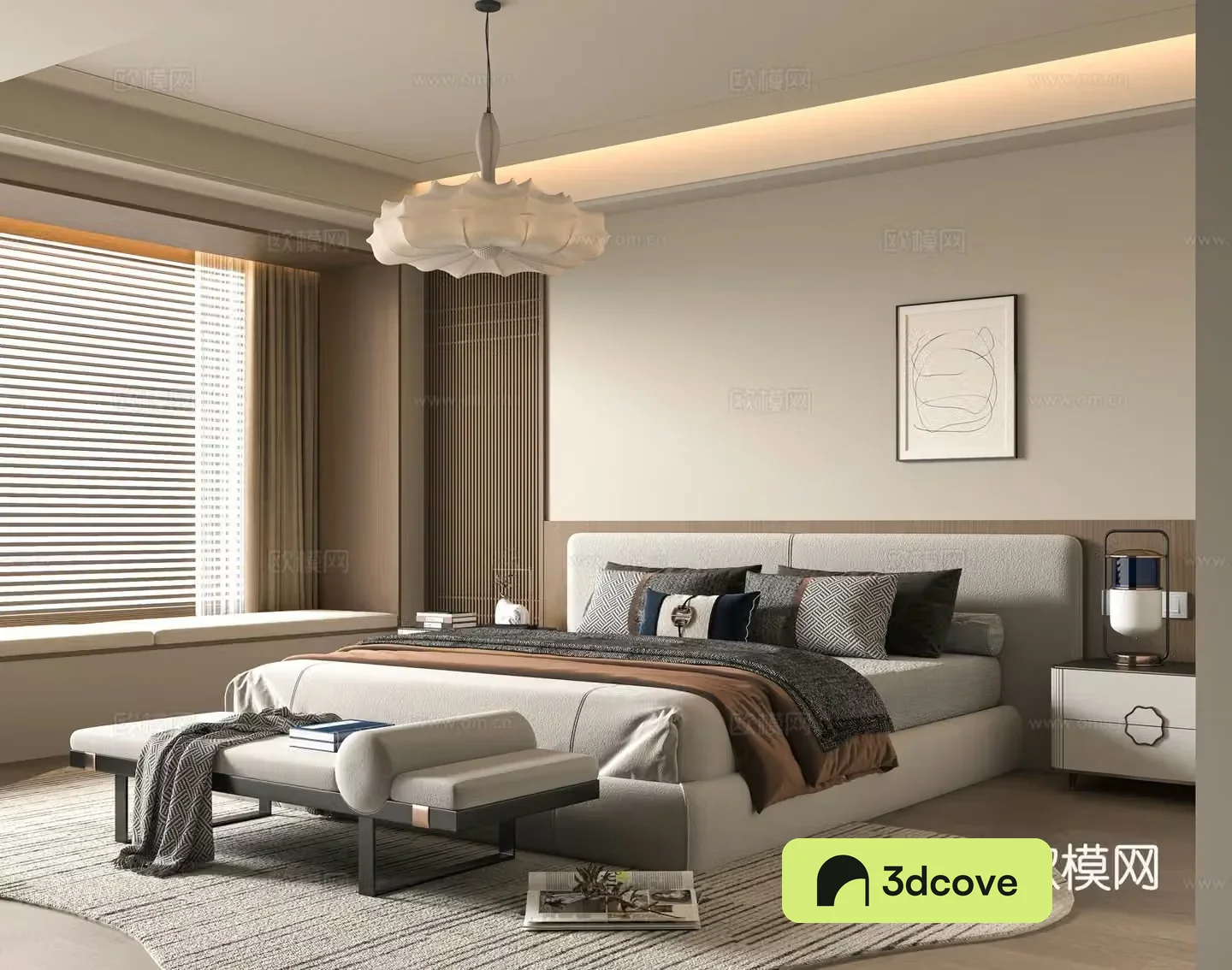 New Chinese bedroom