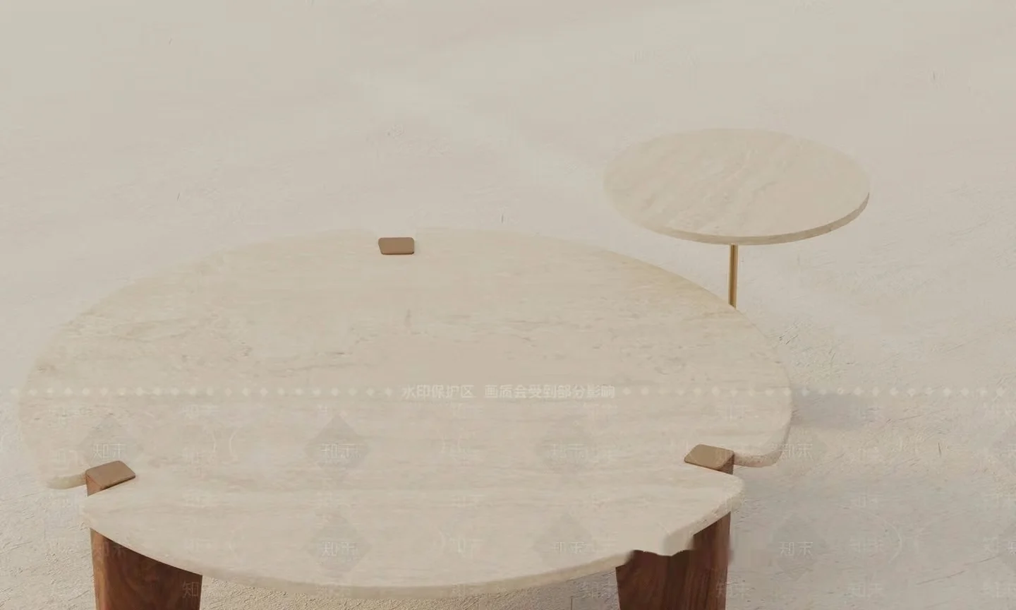 Modern Coffee Table 3D Model – 6118 – VRAY Render