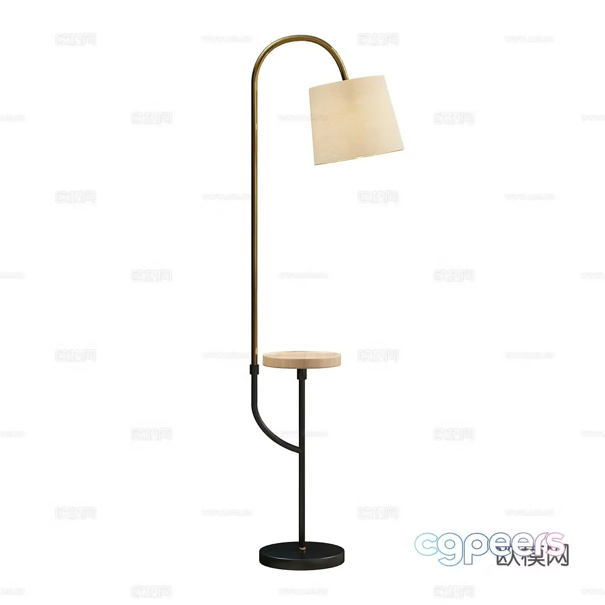 Nordic simple floor lamp Floor lamp Simple floor lamp Light luxury floor lamp Study room floor lamp 3D model