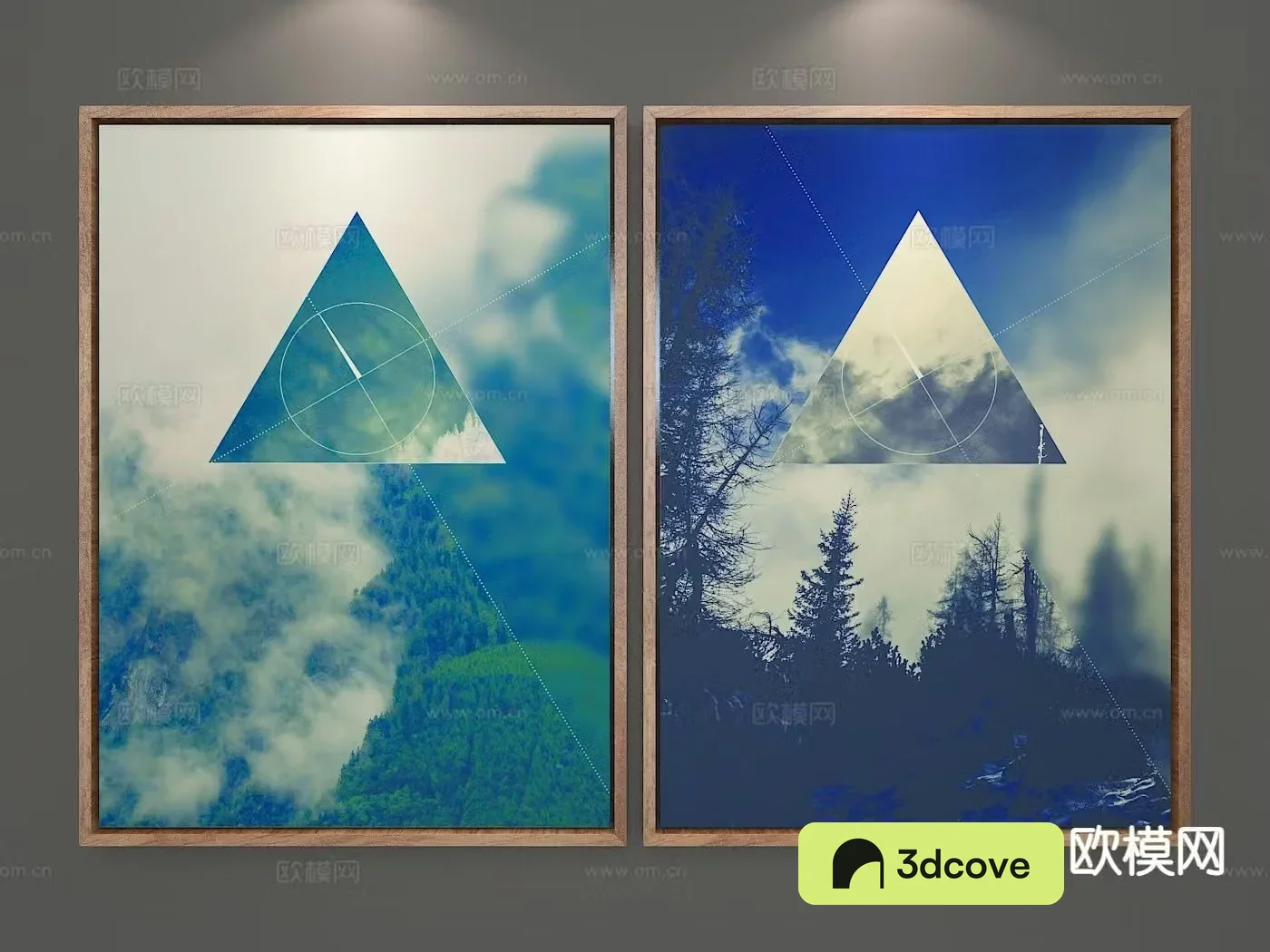 Modern oil painting landscape painting decorative painting