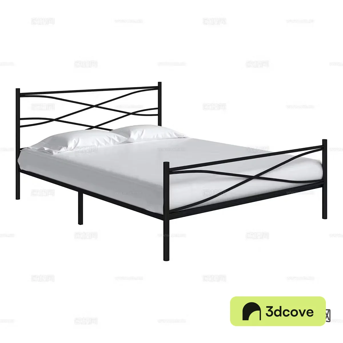 Modern double bed