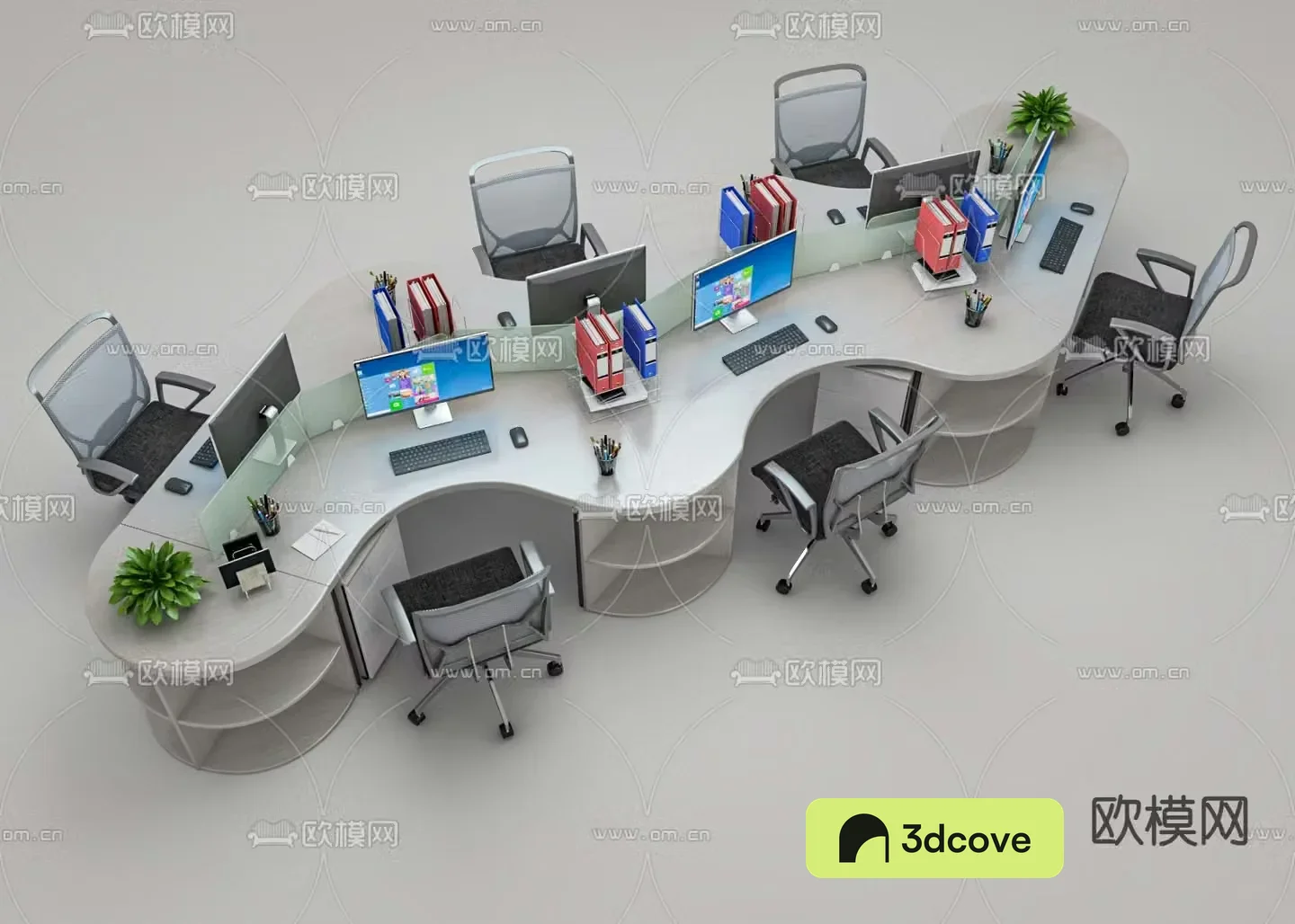 Special-shaped desk screen card slot