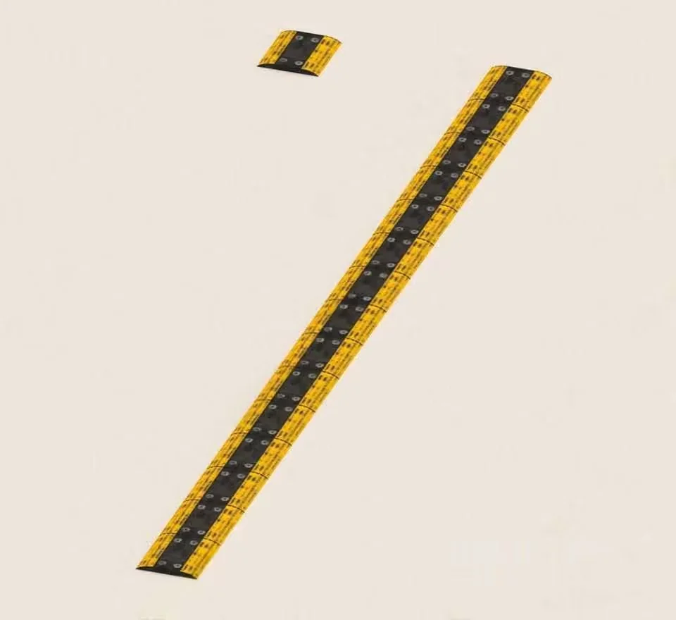 A Yellow And Black Ruler 3D Model – 1046 – VRAY Render