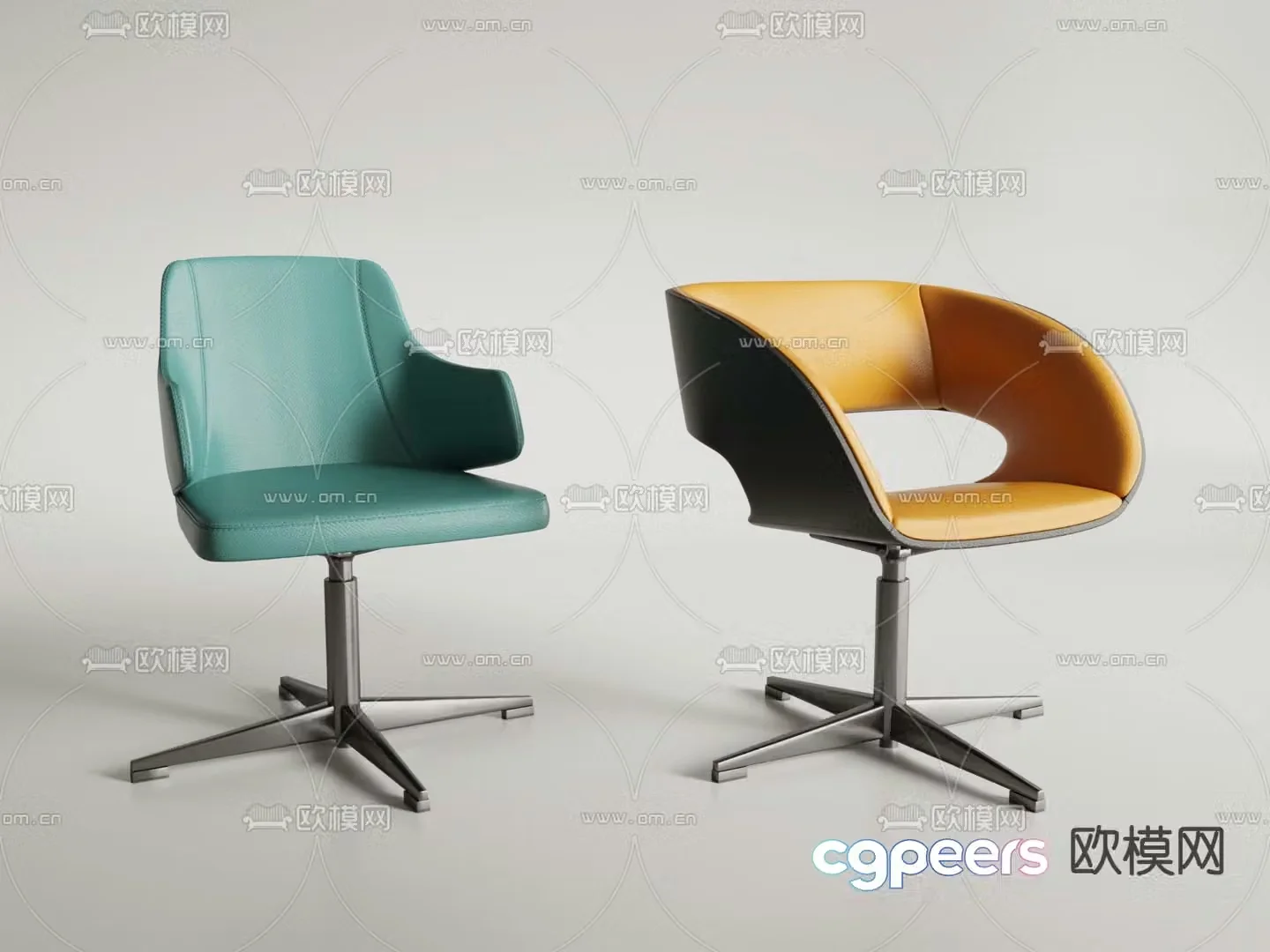 Office chair conference chair shift chair 3d model