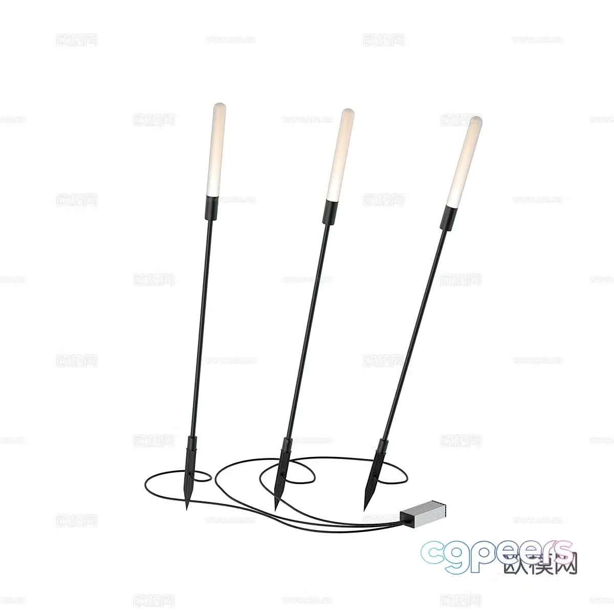 Modern simple outdoor floor lamp Floor lamp Simple outdoor floor lamp Lamp 3d model