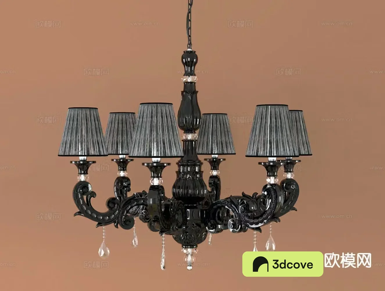 European classical chandelier multi-head chandelier