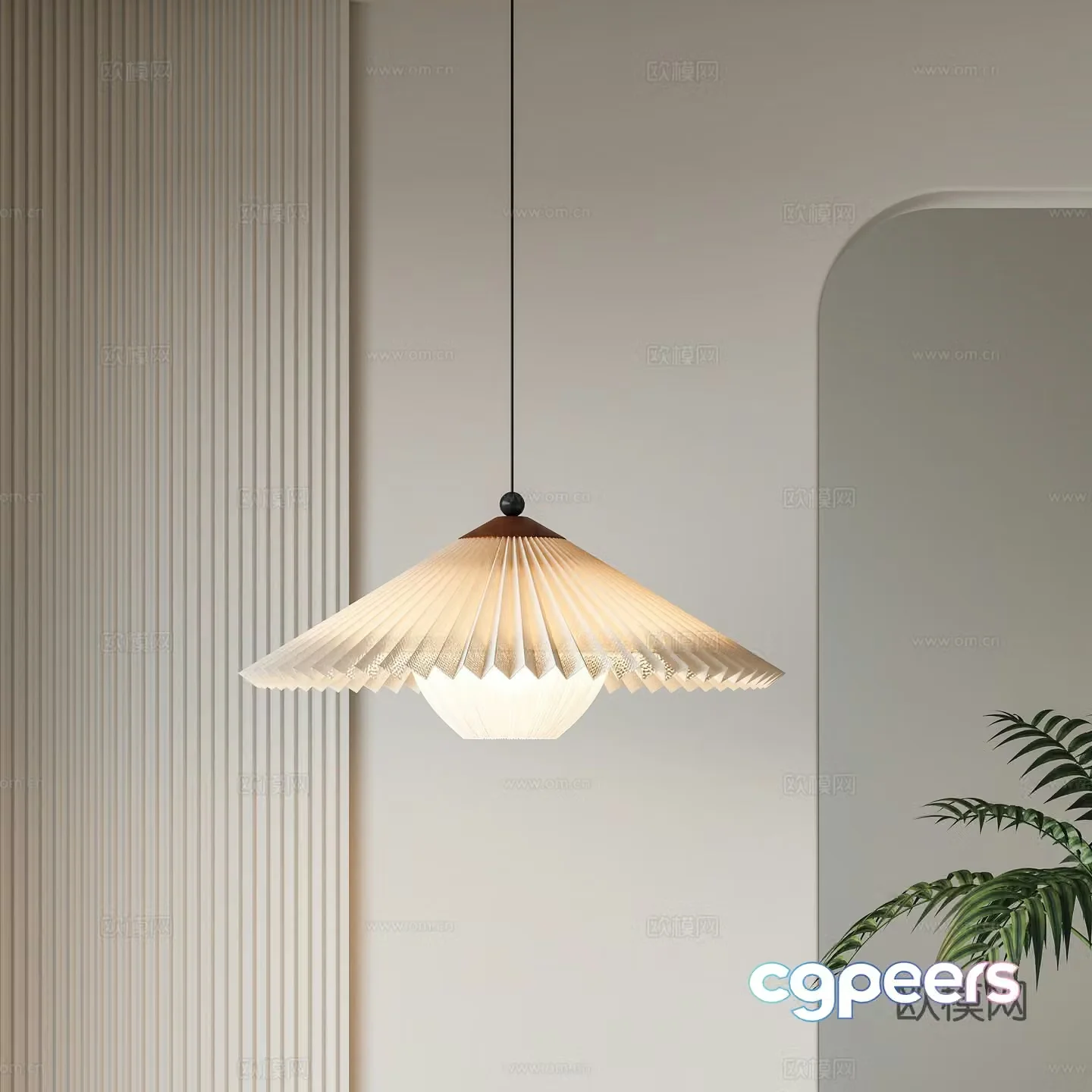Middle-aged chandeliers paper chandeliers restaurant chandeliers bar chandeliers art chandeliers decorative chandeliers 3D model
