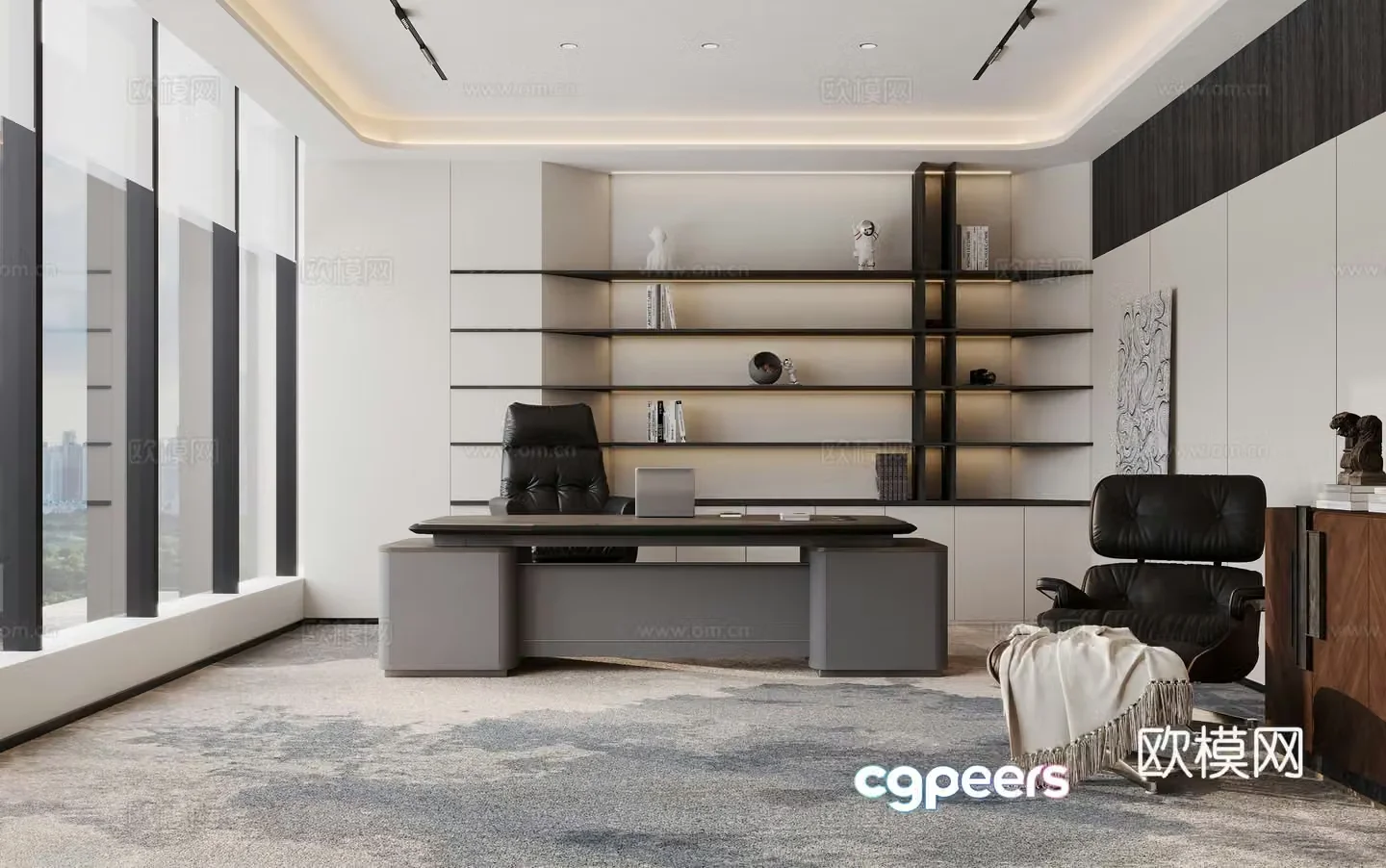 General Manager Office 3D Model