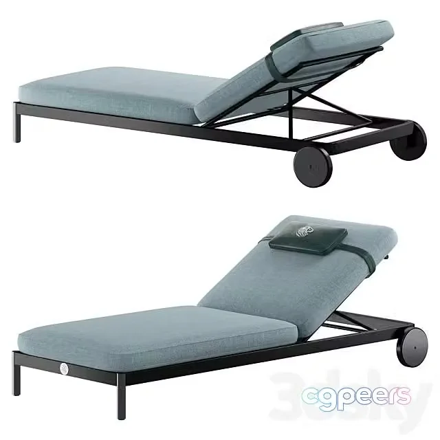 3ds Max Free – Oasis Boutdoor Chaise Longue by Giorgiocollection