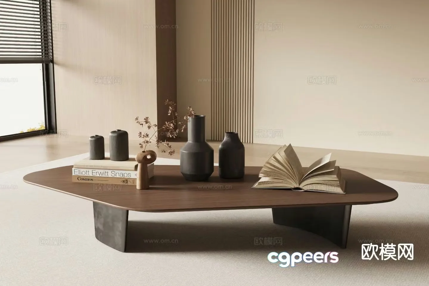New Chinese coffee table 3d model