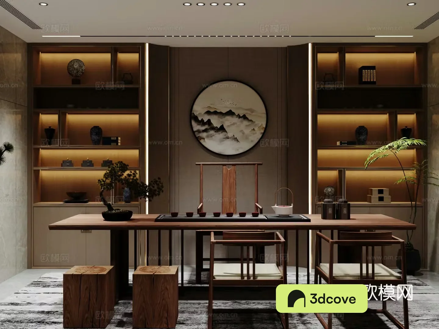 New Chinese tea room