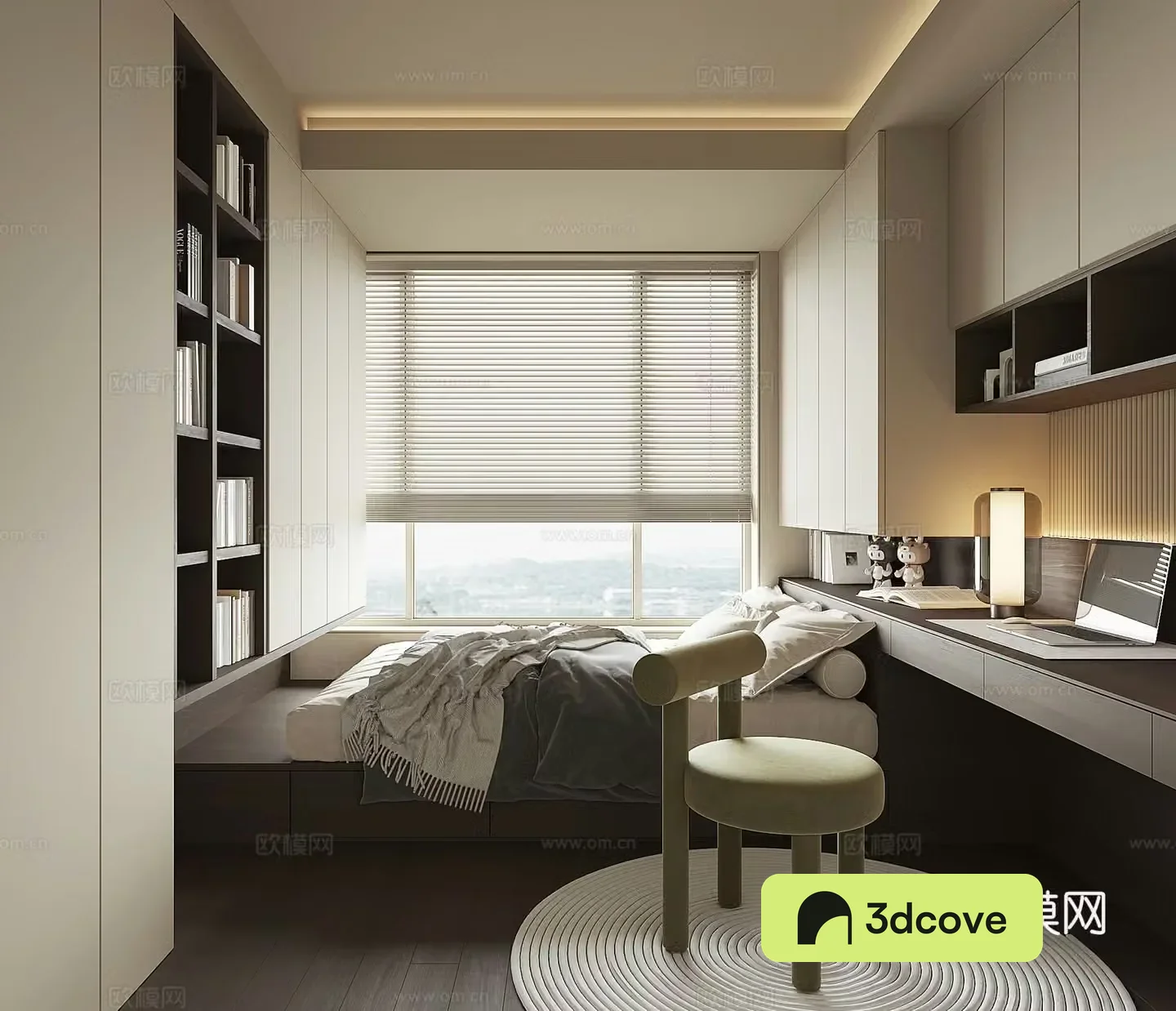 Modern tatami bedroom