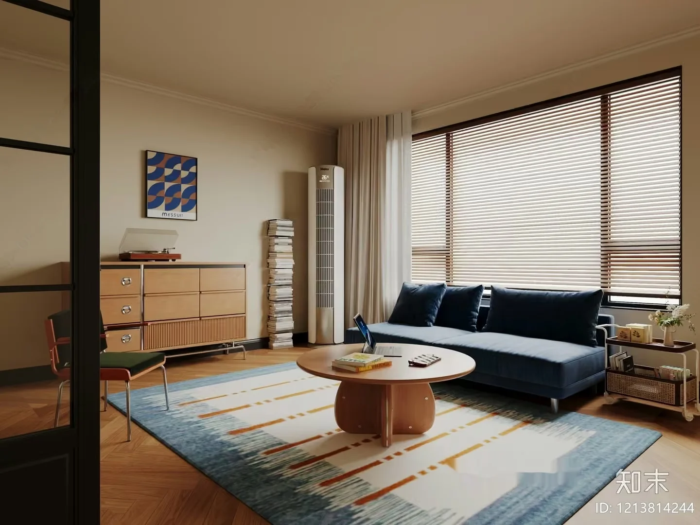 Modern Living Room 3D Model – 23063 – VRAY Render