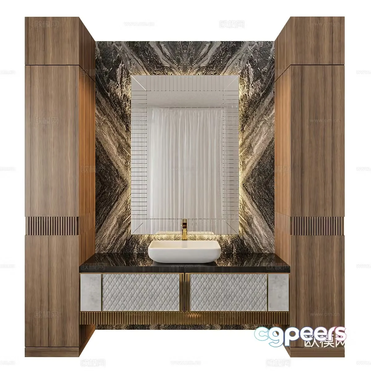 Washbasin cabinet 3d model