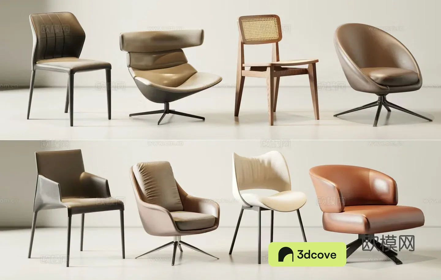 Modern single chair dining chair leisure chair
