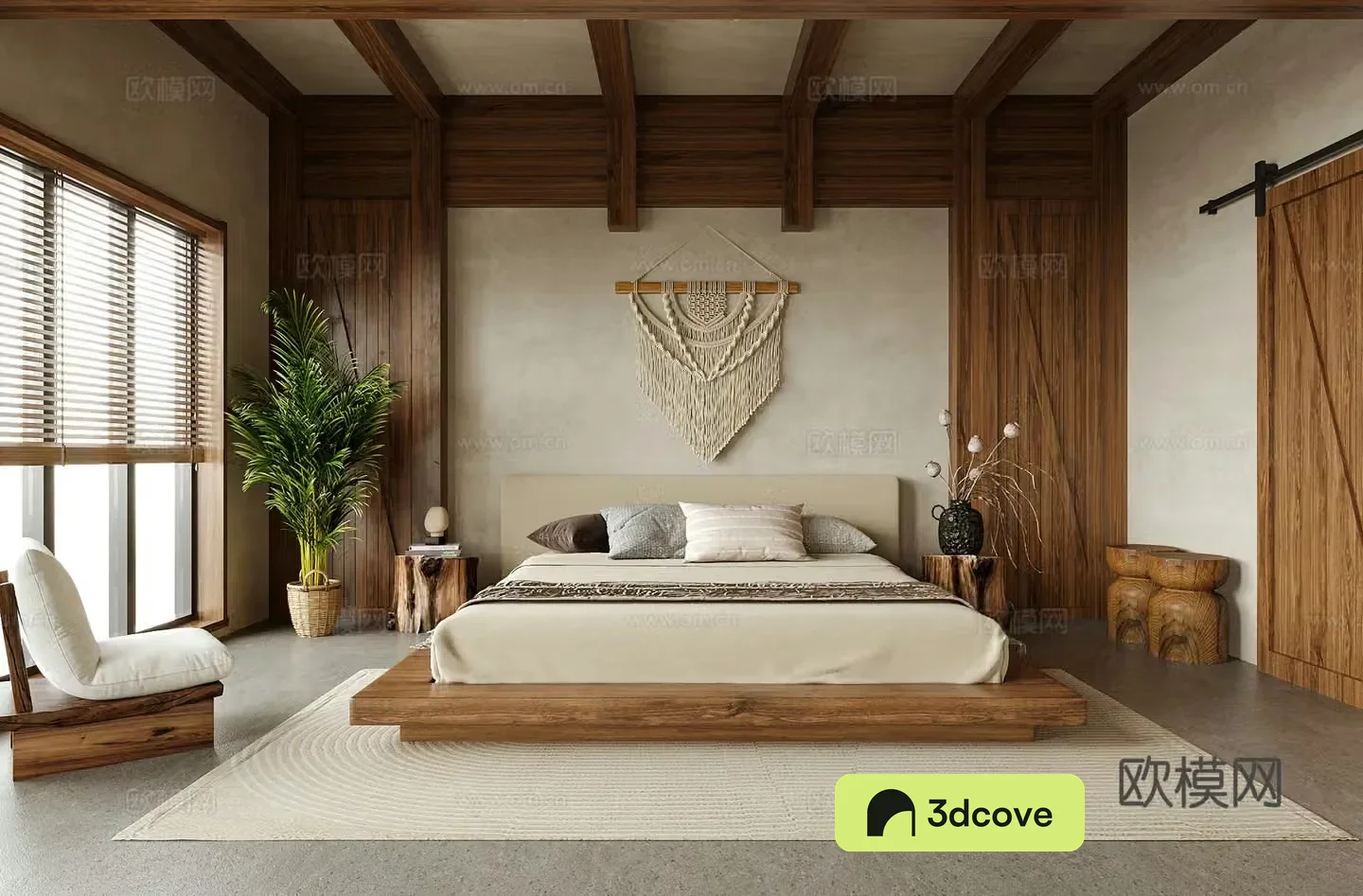 Modern B&B Room Bedroom Double Bed