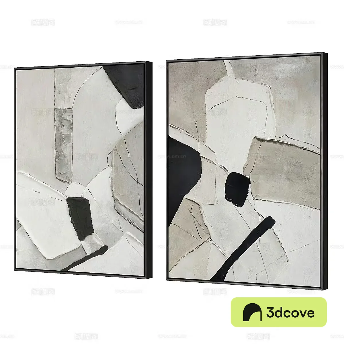 New Chinese style hanging paintings oil paintings texture paintings