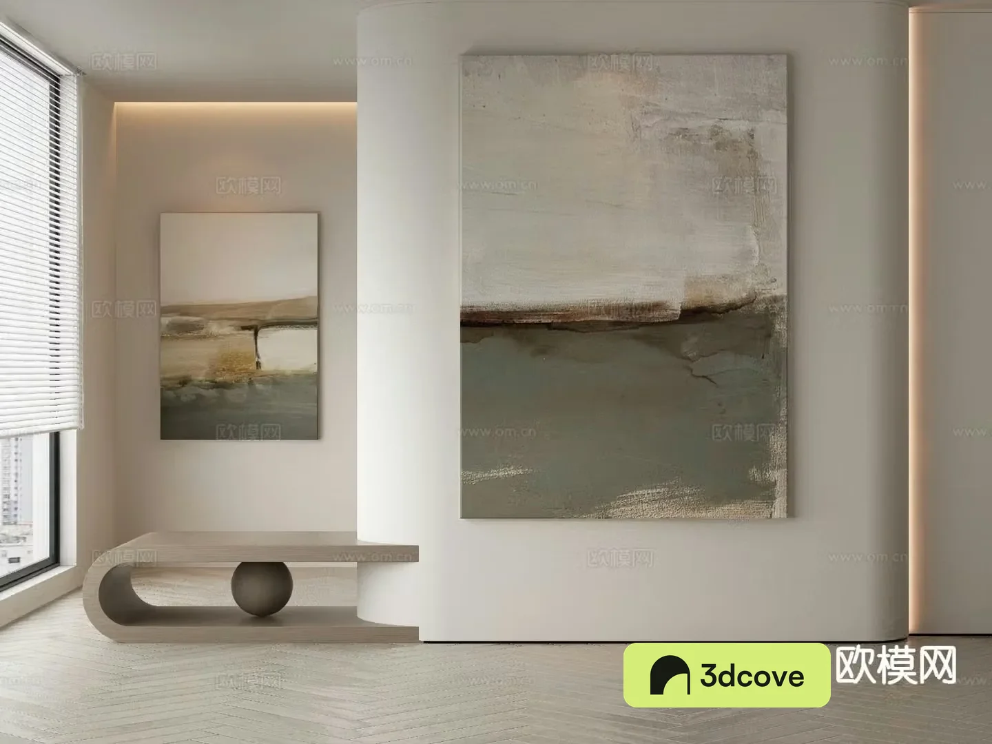 Wabi-sabi art painting texture painting decorative painting