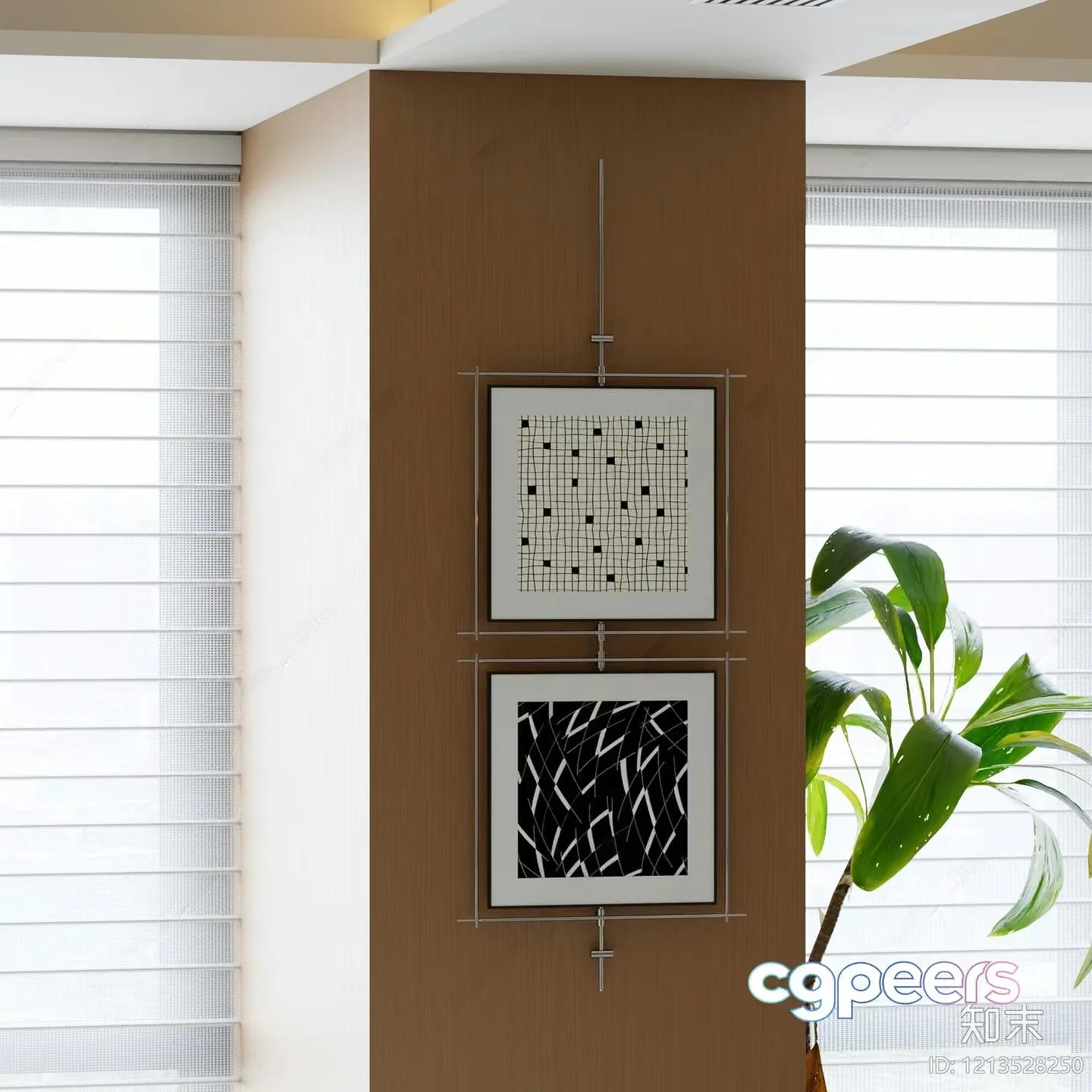 Modern Home Decor 3D Model – 10954 – VRAY Render
