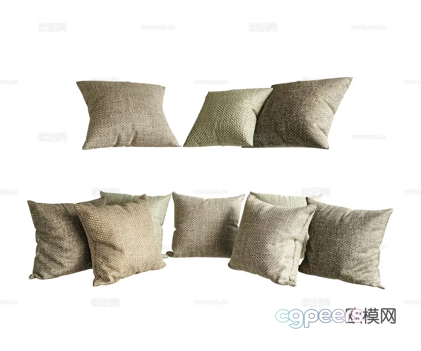 Modern pillow 3d model