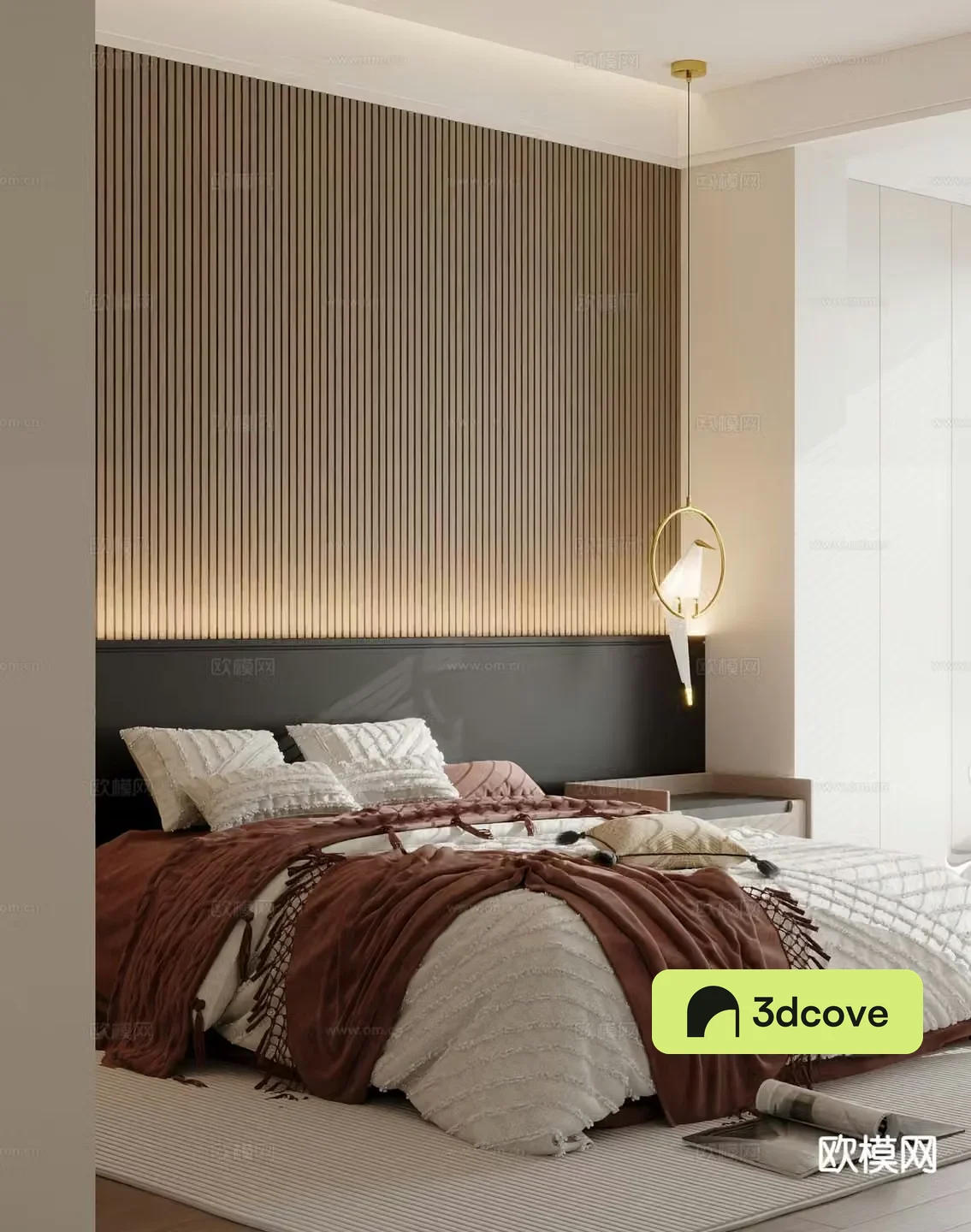 Modern double bed