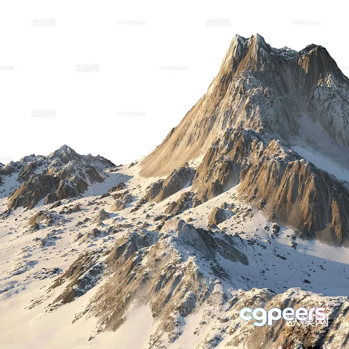 Mountain stone 3d model