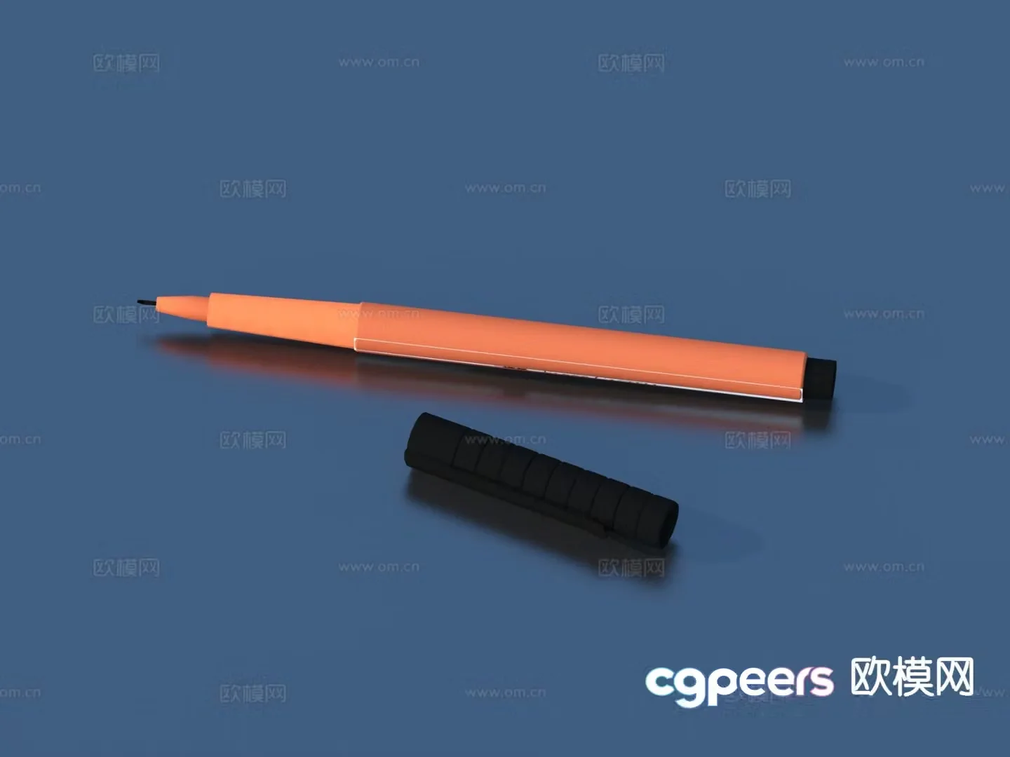 pen stationery 3d model