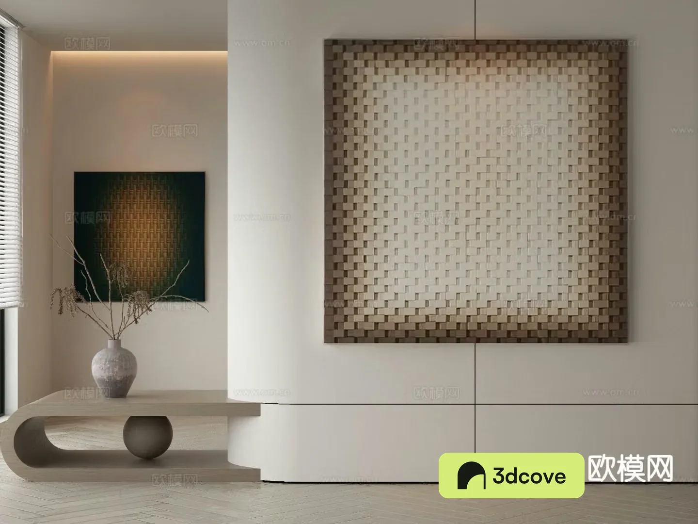 Wabi-sabi art painting texture painting decorative painting