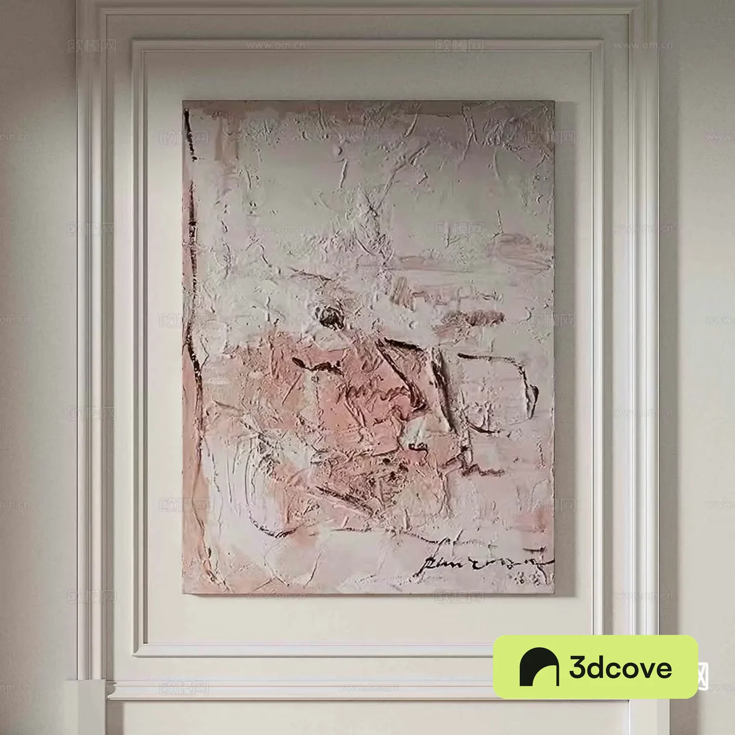 Wabi-sabi painting texture painting decorative painting hanging painting