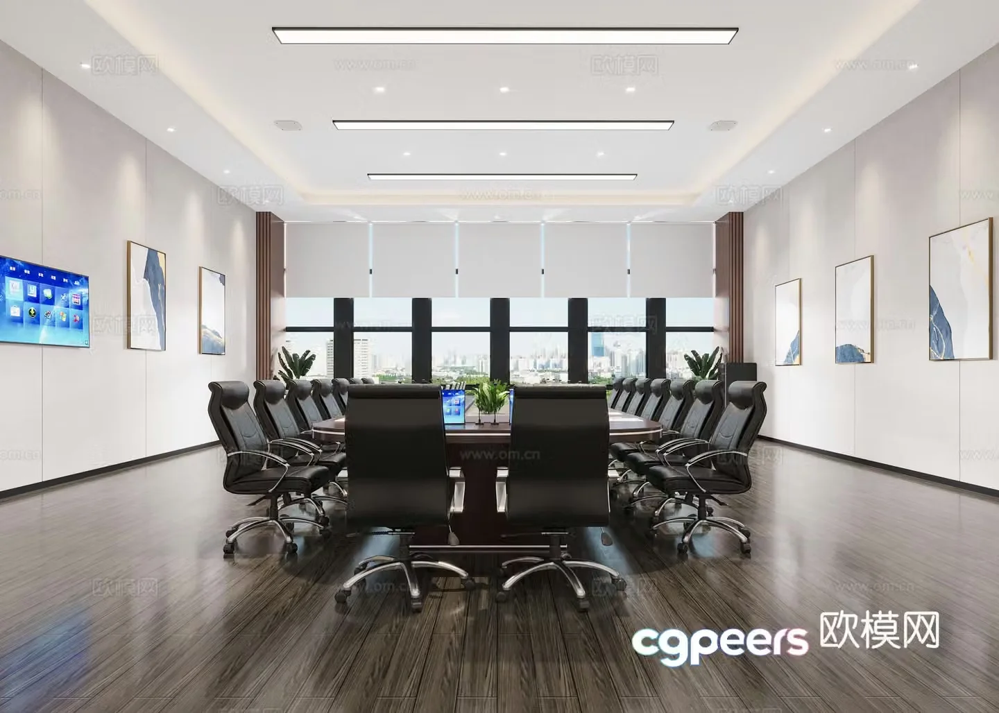 Conference room 3d model