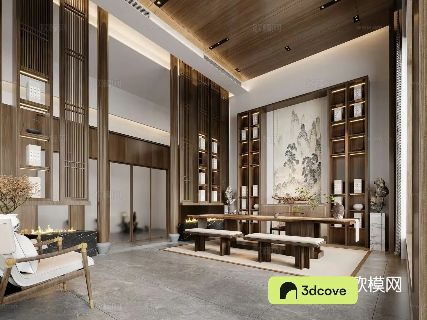 New Chinese tea room