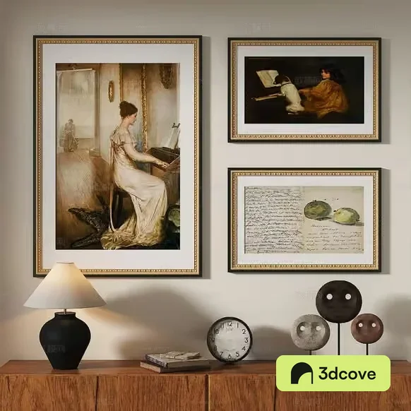 A Collection Of Framed Pictures