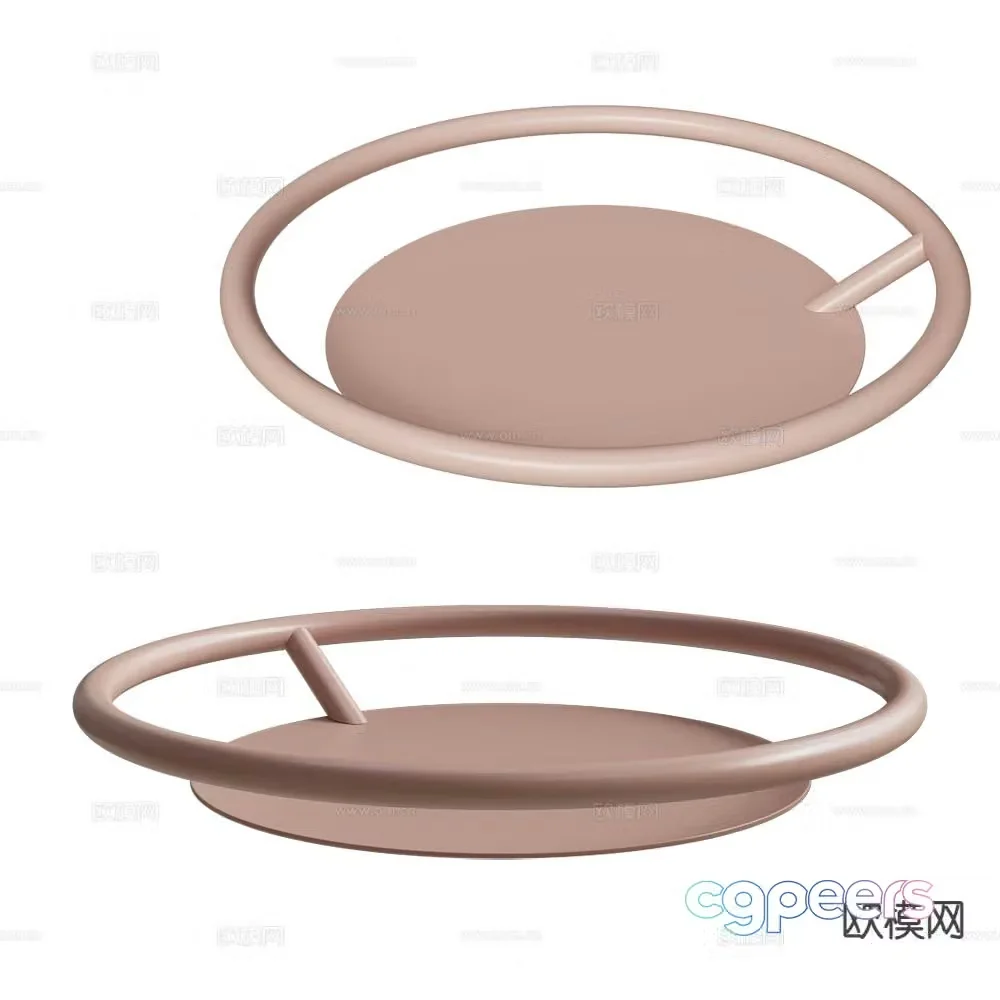 Castil Morandi color tray ornaments 3d model
