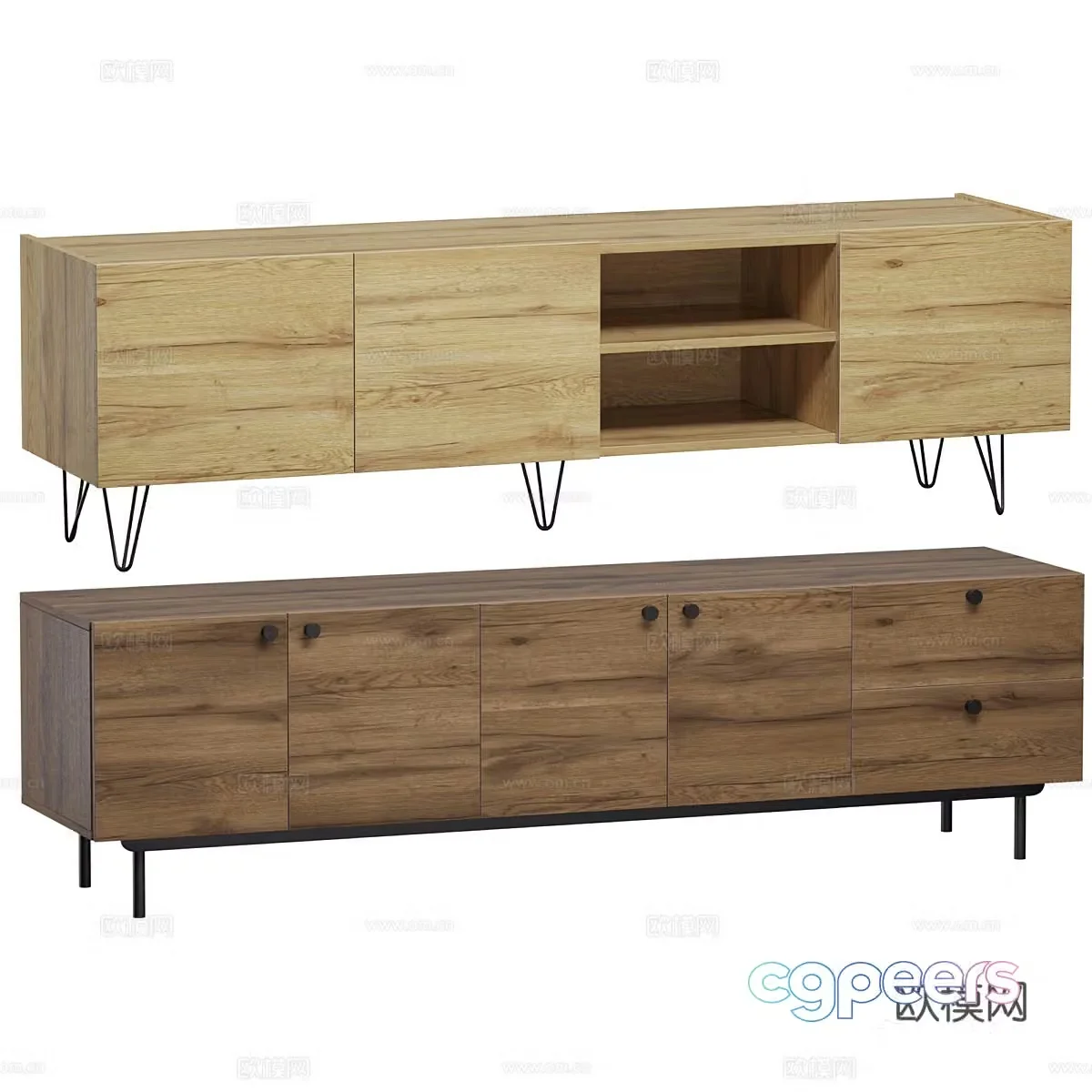 New Chinese TV cabinet 3D model