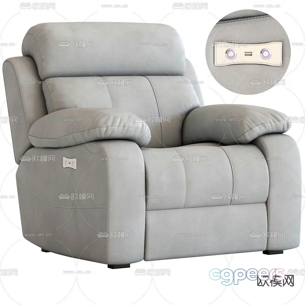Massage chair massage sofa 3d model