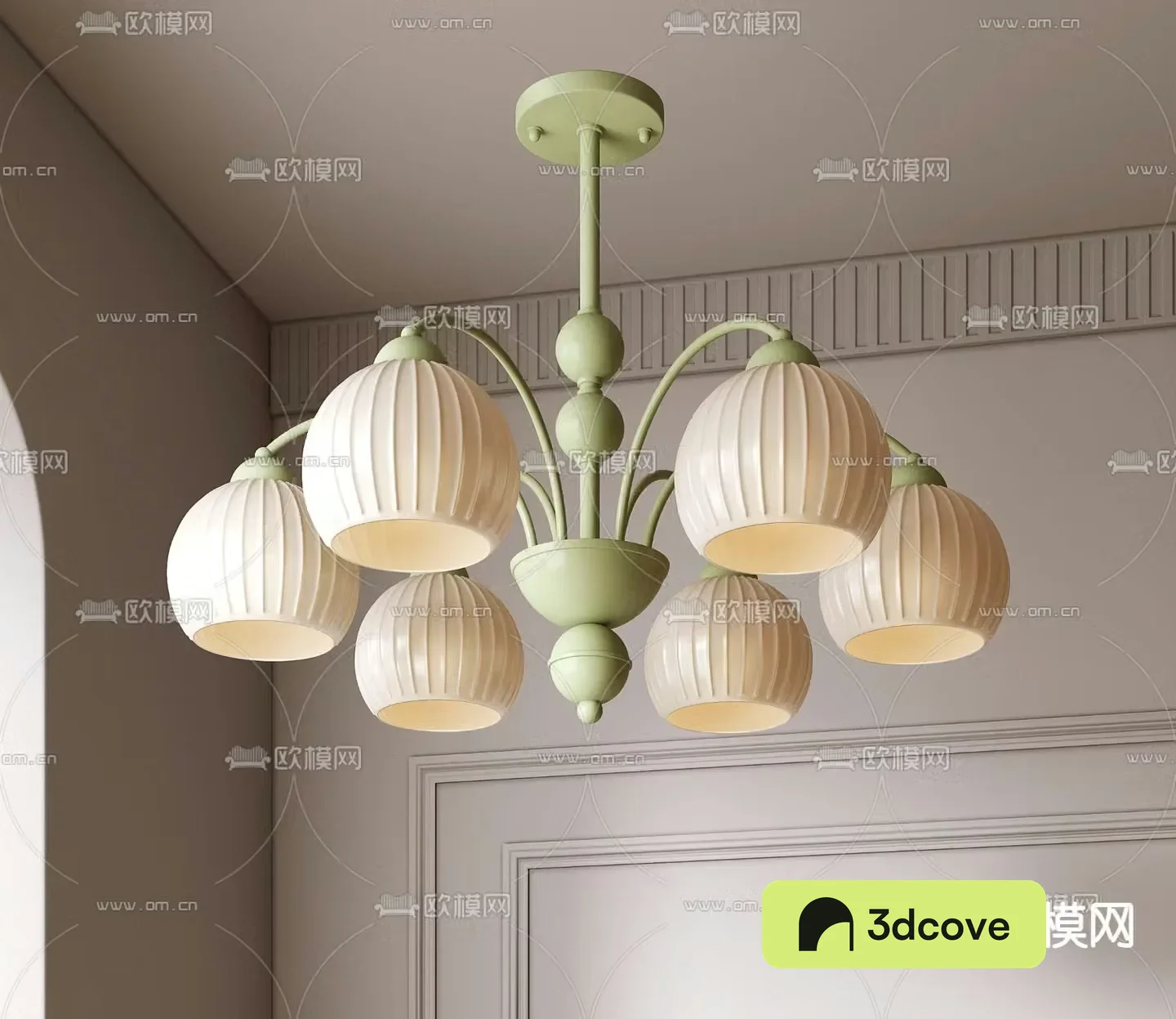 Cream style chandelier hall chandelier