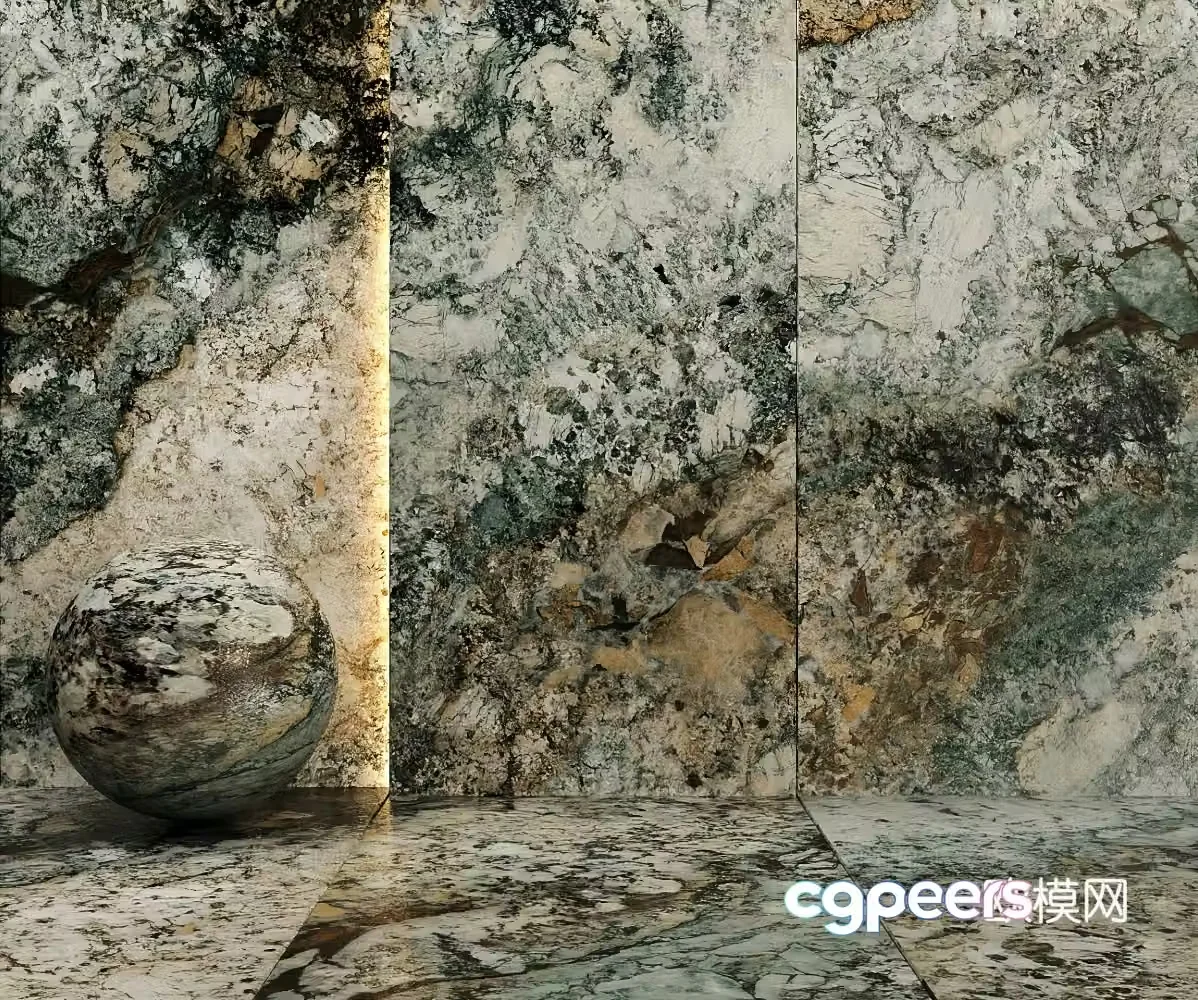 Luxury stone marble 3d model