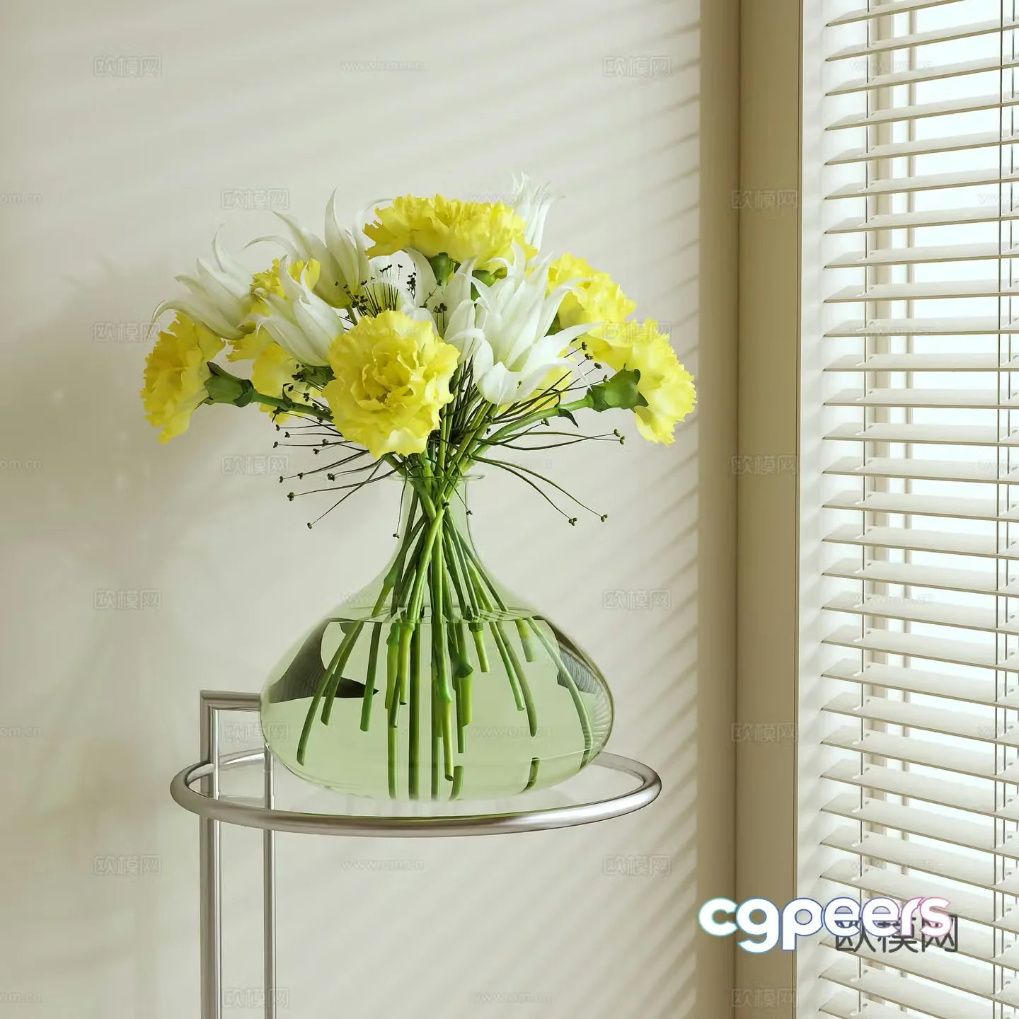 Flower arrangement 3d model