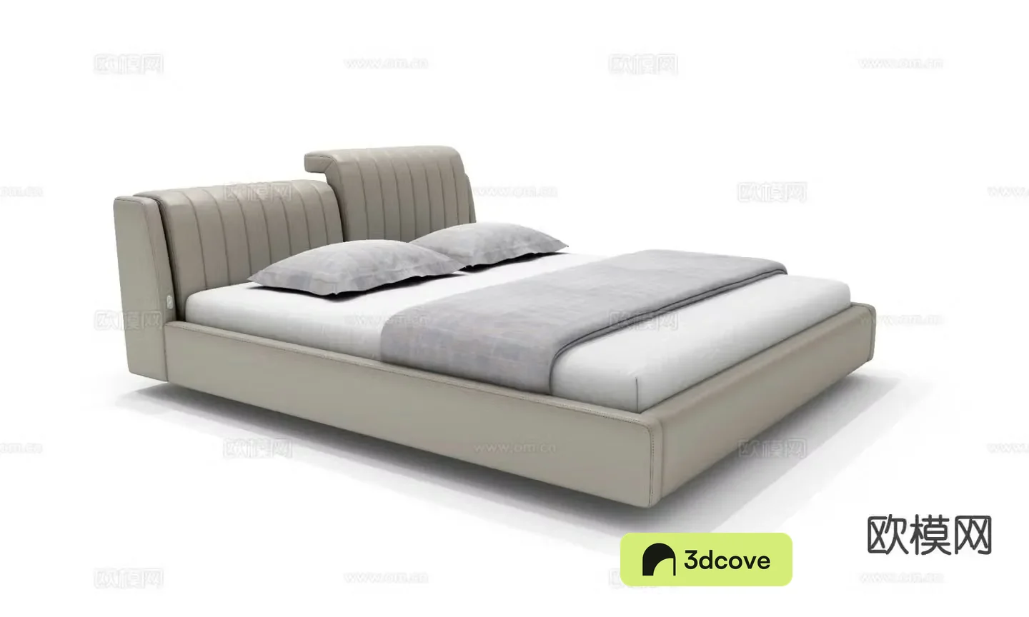 Modern double bed
