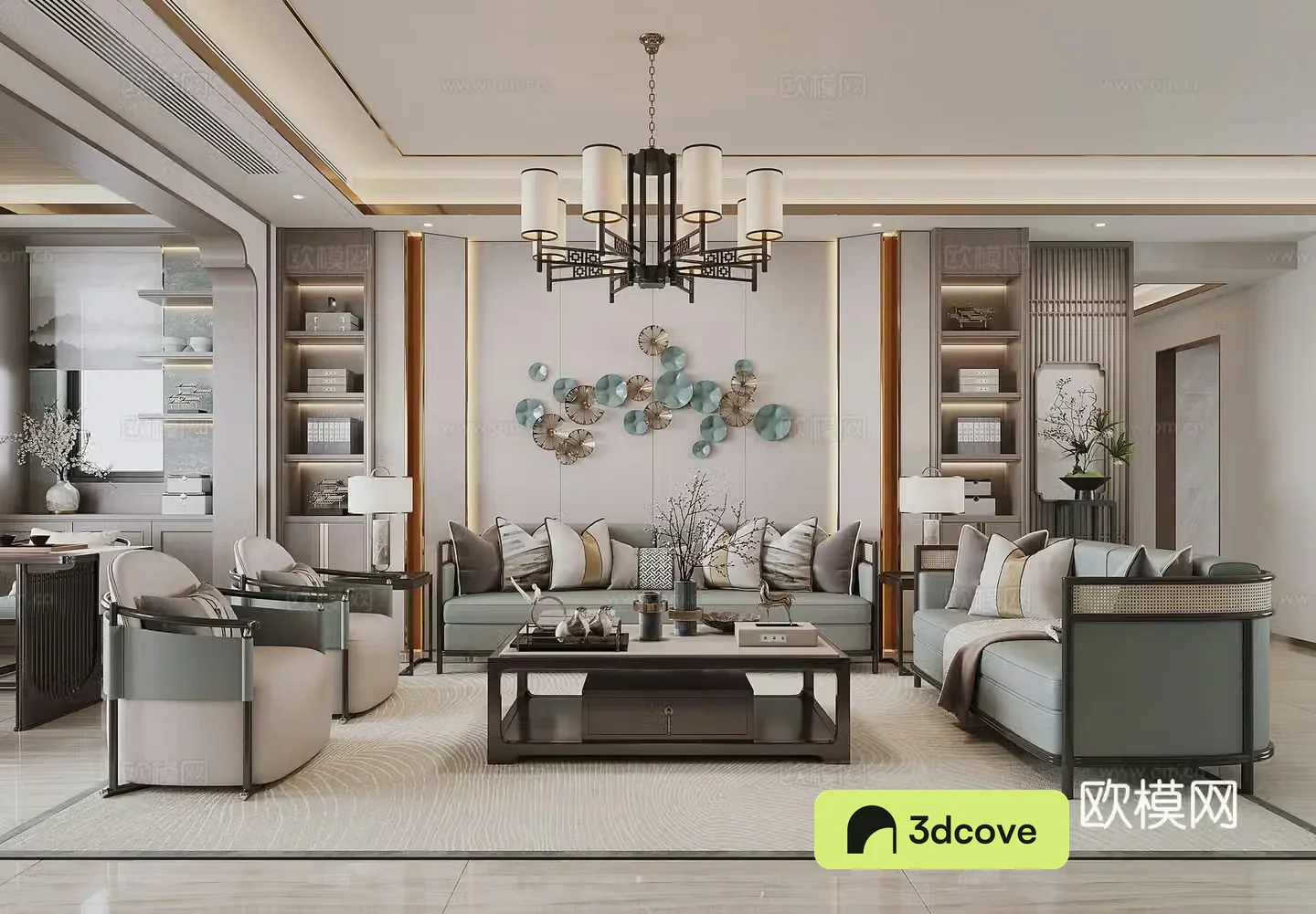 New Chinese living room