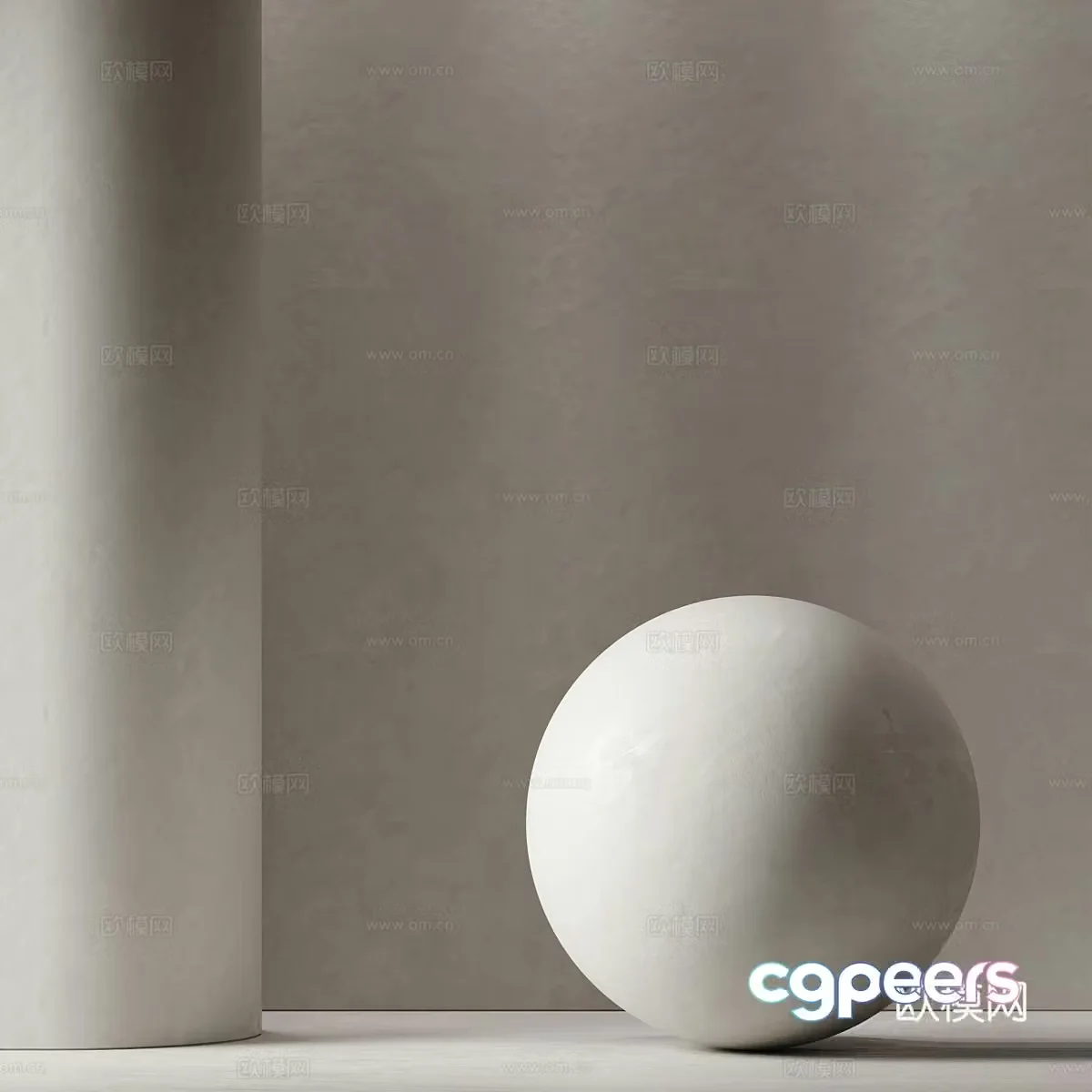Modern Wasabi paint latex paint microcement 3d model